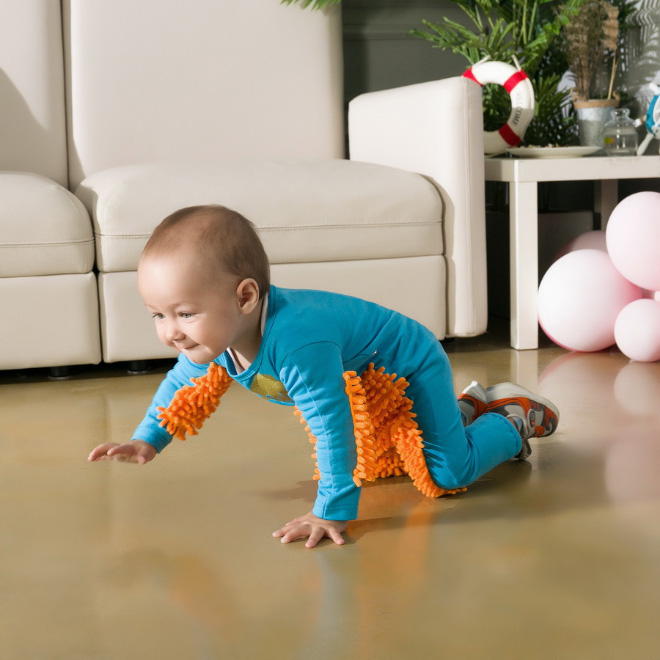 You Can Now Get a Baby Mop Onesie So Your Baby Can Clean Floors