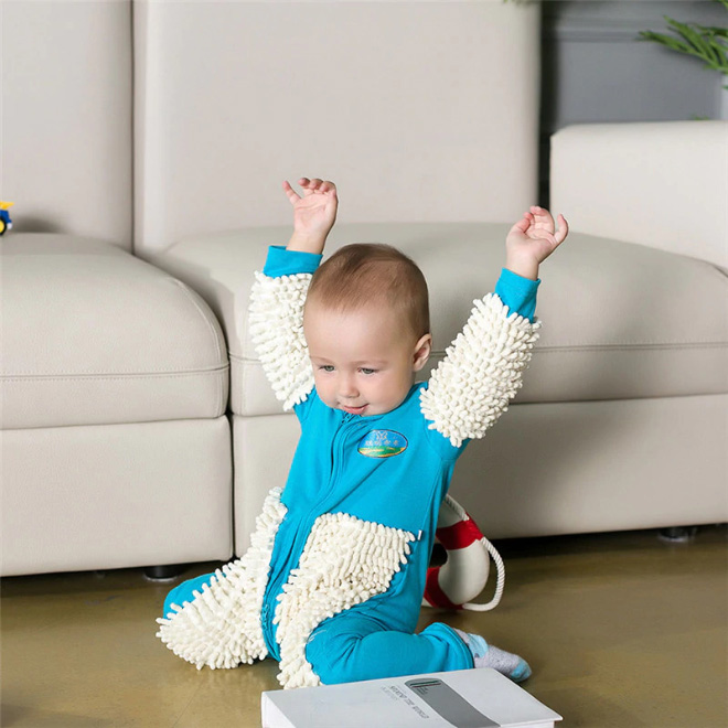 You Can Now Get a Baby Mop Onesie So Your Baby Can Clean Floors